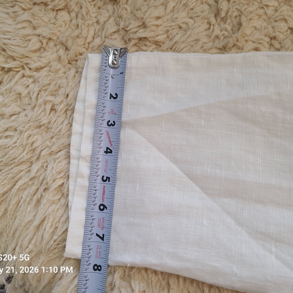 White Linen Pants - Picture 15 of 16